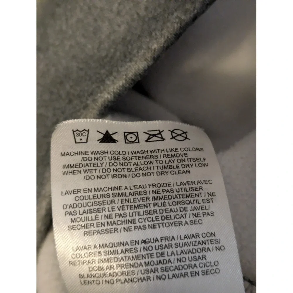 Nike Dri-FIT Hoodie Mens XXLTGray Pullover High Neck Zip Pocket Running Athletic